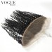 Kinky Curly 13x4 Lace Frontal Closure With Baby Hair,Natural Color